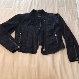 Buffalo David Bitton nylon motorcycle jacket